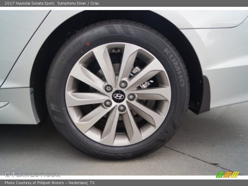 Symphony Silver / Gray 2017 Hyundai Sonata Sport
