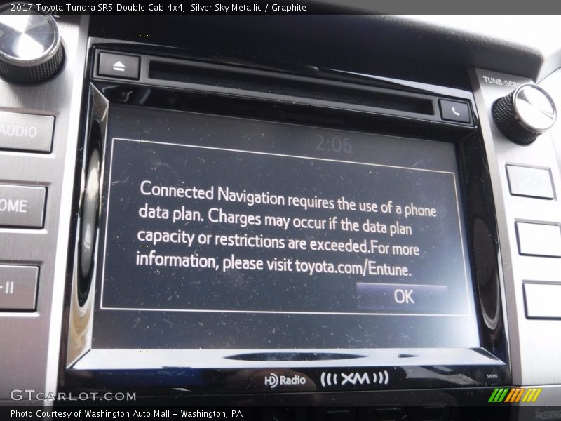 Controls of 2017 Tundra SR5 Double Cab 4x4