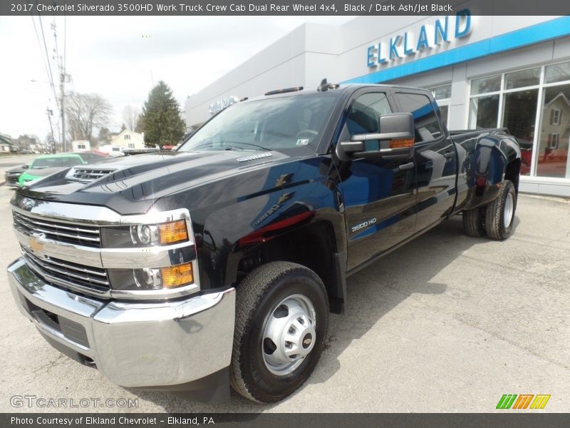 Black / Dark Ash/Jet Black 2017 Chevrolet Silverado 3500HD Work Truck Crew Cab Dual Rear Wheel 4x4