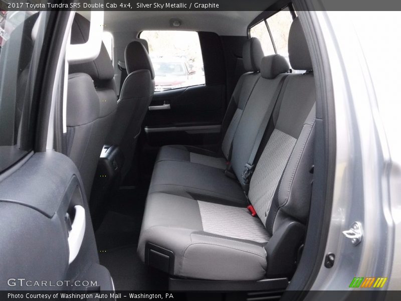 Rear Seat of 2017 Tundra SR5 Double Cab 4x4