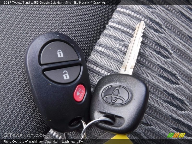Keys of 2017 Tundra SR5 Double Cab 4x4