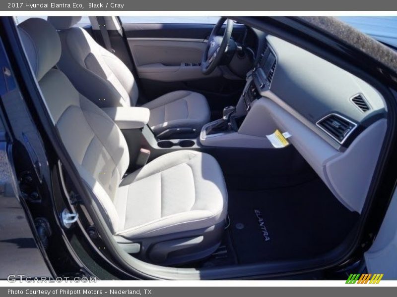 Black / Gray 2017 Hyundai Elantra Eco