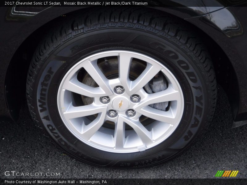 Mosaic Black Metallic / Jet Black/Dark Titanium 2017 Chevrolet Sonic LT Sedan