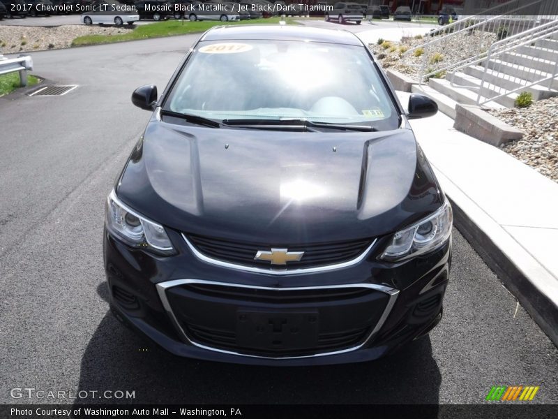 Mosaic Black Metallic / Jet Black/Dark Titanium 2017 Chevrolet Sonic LT Sedan