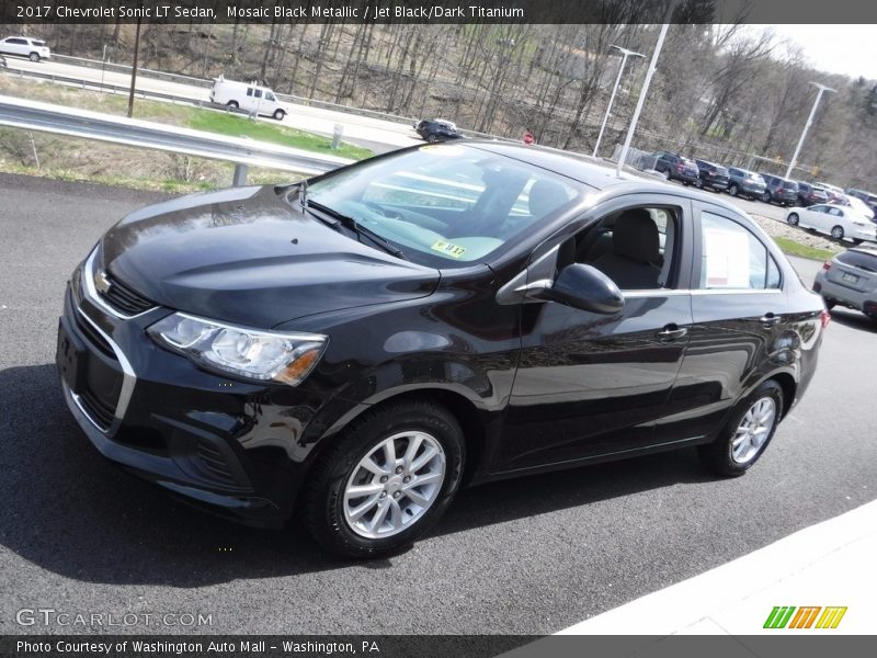 Mosaic Black Metallic / Jet Black/Dark Titanium 2017 Chevrolet Sonic LT Sedan