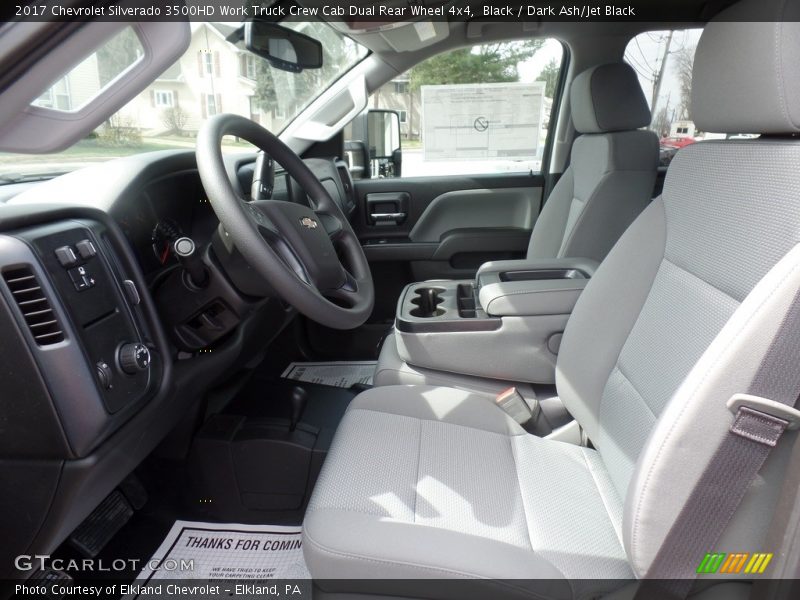 Black / Dark Ash/Jet Black 2017 Chevrolet Silverado 3500HD Work Truck Crew Cab Dual Rear Wheel 4x4
