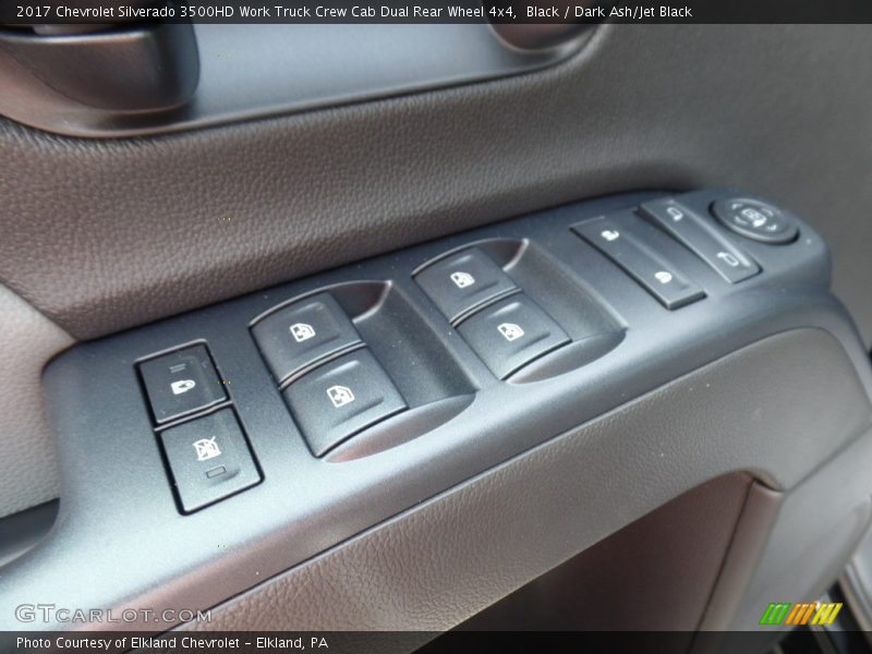 Black / Dark Ash/Jet Black 2017 Chevrolet Silverado 3500HD Work Truck Crew Cab Dual Rear Wheel 4x4