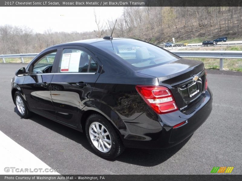 Mosaic Black Metallic / Jet Black/Dark Titanium 2017 Chevrolet Sonic LT Sedan