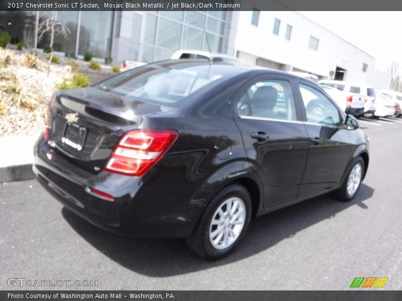Mosaic Black Metallic / Jet Black/Dark Titanium 2017 Chevrolet Sonic LT Sedan