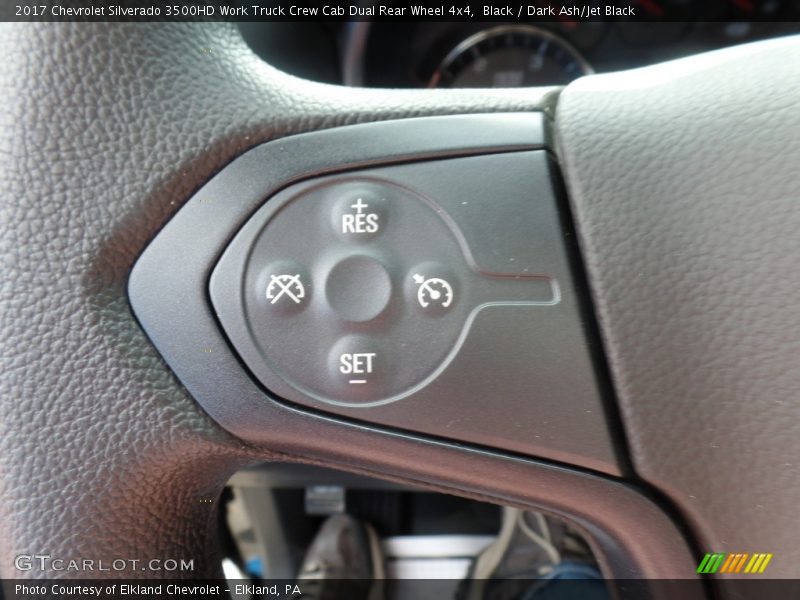 Black / Dark Ash/Jet Black 2017 Chevrolet Silverado 3500HD Work Truck Crew Cab Dual Rear Wheel 4x4