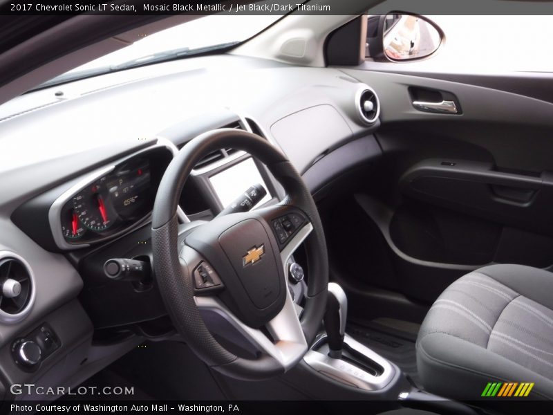 Mosaic Black Metallic / Jet Black/Dark Titanium 2017 Chevrolet Sonic LT Sedan