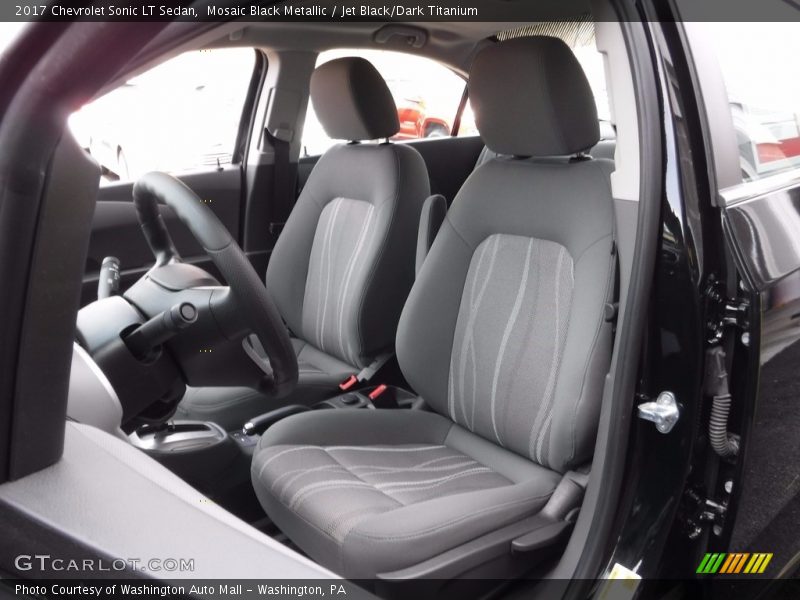 Mosaic Black Metallic / Jet Black/Dark Titanium 2017 Chevrolet Sonic LT Sedan