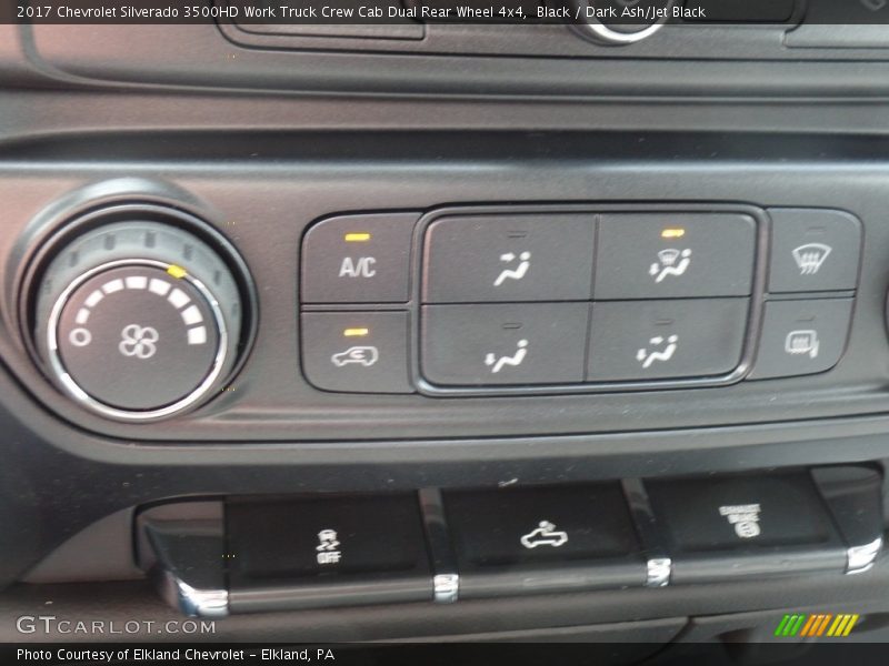 Black / Dark Ash/Jet Black 2017 Chevrolet Silverado 3500HD Work Truck Crew Cab Dual Rear Wheel 4x4