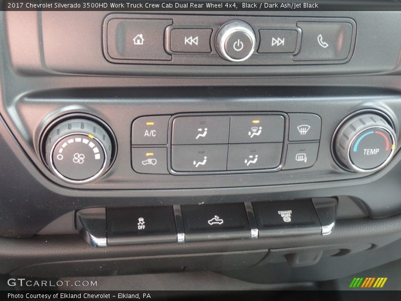 Black / Dark Ash/Jet Black 2017 Chevrolet Silverado 3500HD Work Truck Crew Cab Dual Rear Wheel 4x4