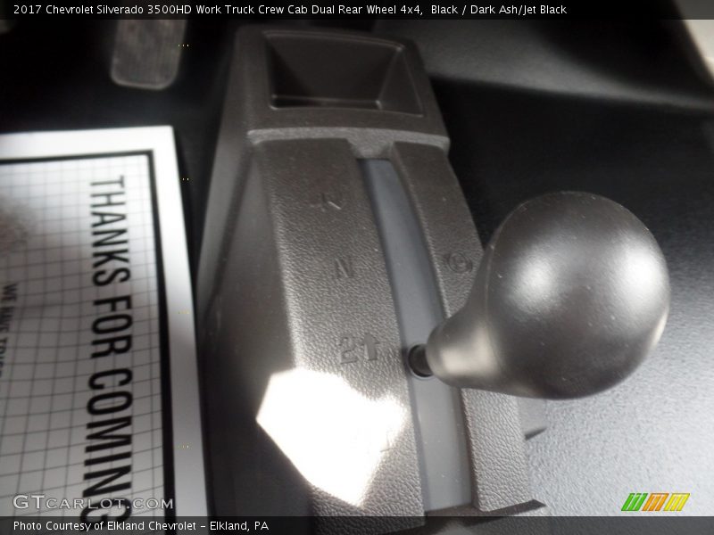 Black / Dark Ash/Jet Black 2017 Chevrolet Silverado 3500HD Work Truck Crew Cab Dual Rear Wheel 4x4