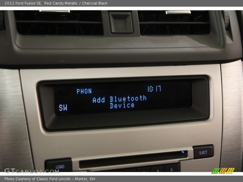 Red Candy Metallic / Charcoal Black 2011 Ford Fusion SE