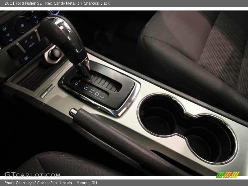 Red Candy Metallic / Charcoal Black 2011 Ford Fusion SE