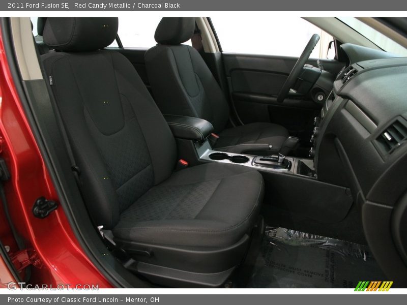 Red Candy Metallic / Charcoal Black 2011 Ford Fusion SE