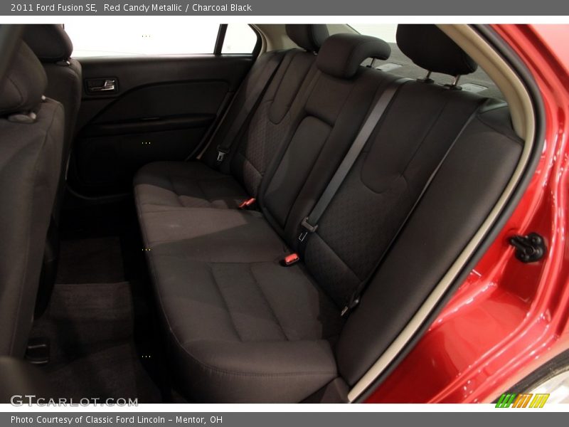 Red Candy Metallic / Charcoal Black 2011 Ford Fusion SE