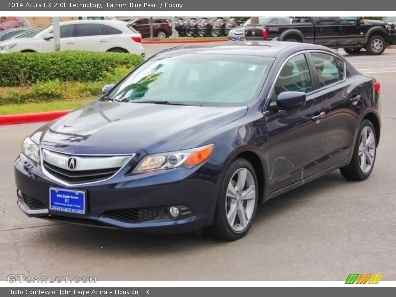 Fathom Blue Pearl / Ebony 2014 Acura ILX 2.0L Technology