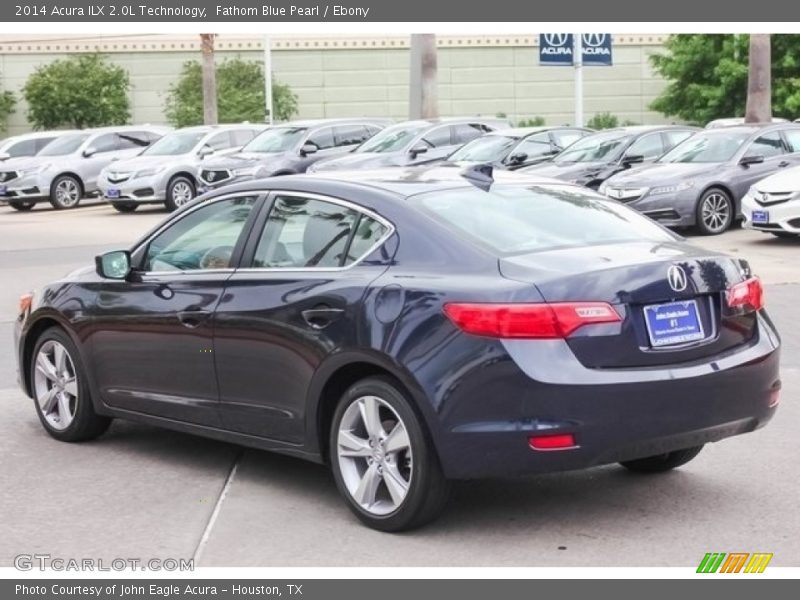 Fathom Blue Pearl / Ebony 2014 Acura ILX 2.0L Technology