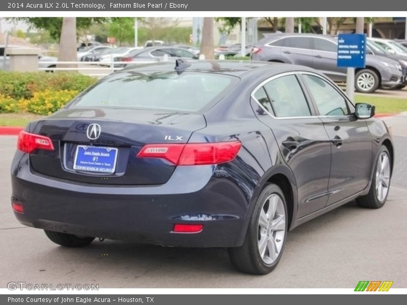 Fathom Blue Pearl / Ebony 2014 Acura ILX 2.0L Technology