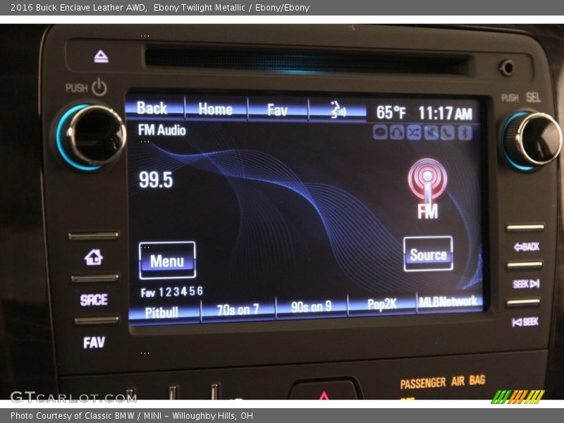 Ebony Twilight Metallic / Ebony/Ebony 2016 Buick Enclave Leather AWD