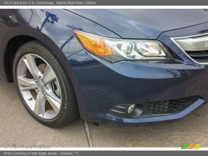 Fathom Blue Pearl / Ebony 2014 Acura ILX 2.0L Technology