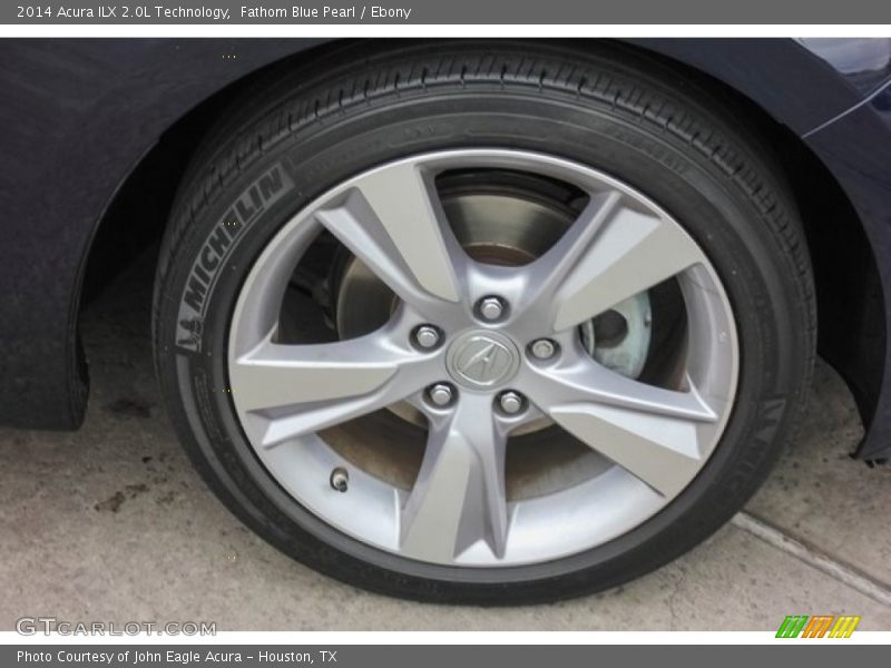 Fathom Blue Pearl / Ebony 2014 Acura ILX 2.0L Technology