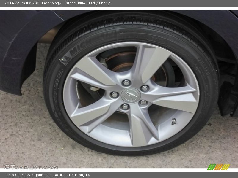 Fathom Blue Pearl / Ebony 2014 Acura ILX 2.0L Technology