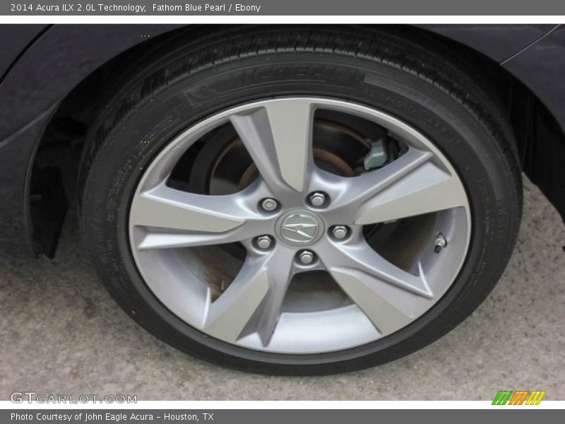 Fathom Blue Pearl / Ebony 2014 Acura ILX 2.0L Technology