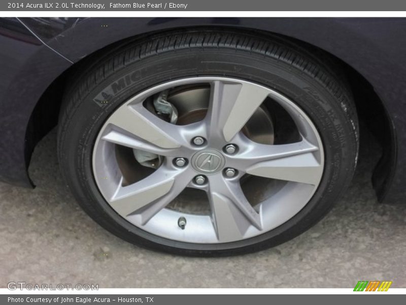 Fathom Blue Pearl / Ebony 2014 Acura ILX 2.0L Technology