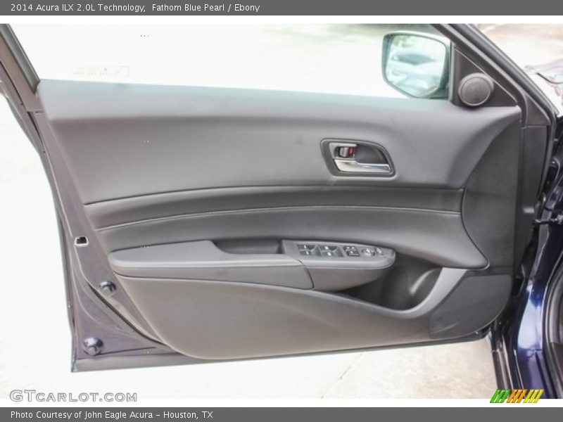 Fathom Blue Pearl / Ebony 2014 Acura ILX 2.0L Technology