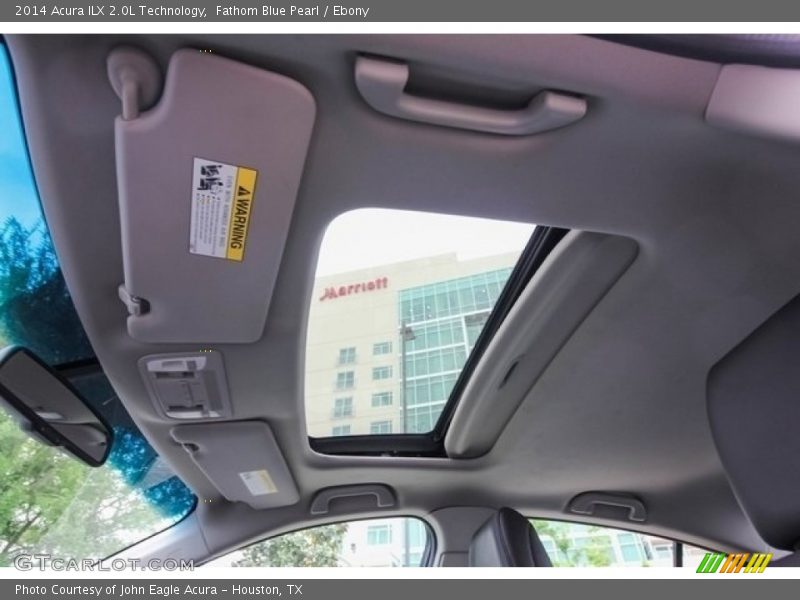 Fathom Blue Pearl / Ebony 2014 Acura ILX 2.0L Technology