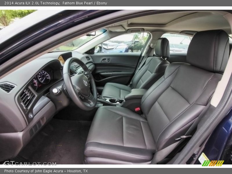 Fathom Blue Pearl / Ebony 2014 Acura ILX 2.0L Technology
