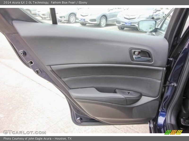 Fathom Blue Pearl / Ebony 2014 Acura ILX 2.0L Technology