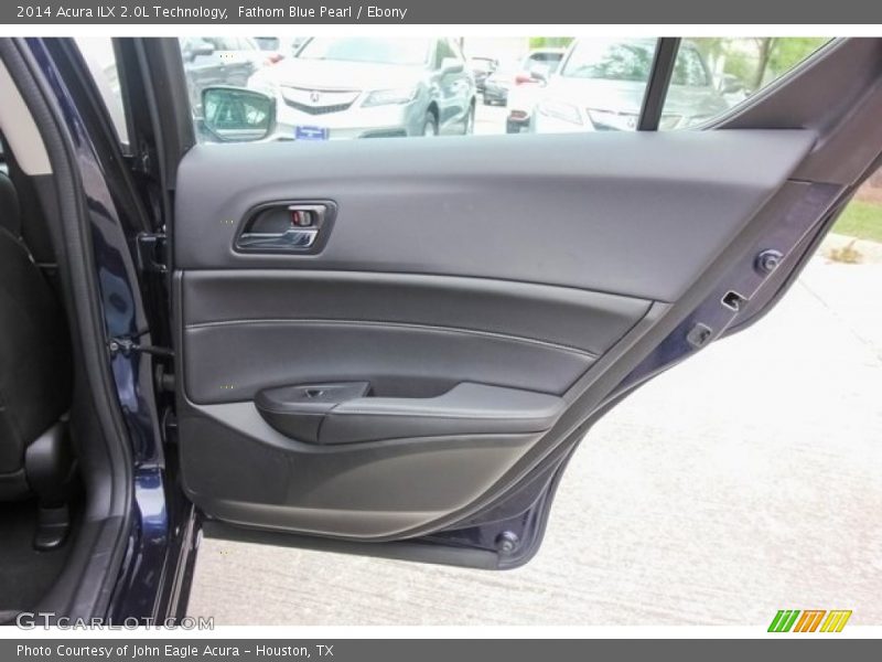 Fathom Blue Pearl / Ebony 2014 Acura ILX 2.0L Technology