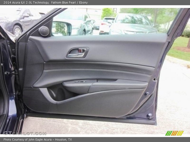 Fathom Blue Pearl / Ebony 2014 Acura ILX 2.0L Technology