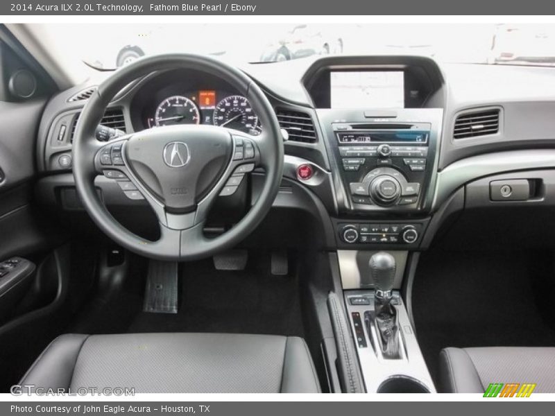 Fathom Blue Pearl / Ebony 2014 Acura ILX 2.0L Technology