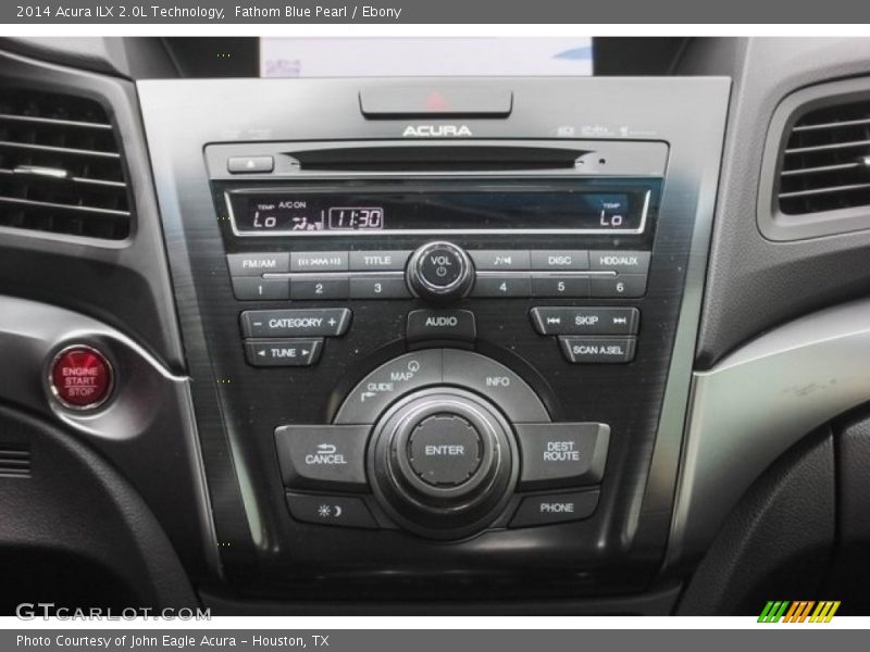 Fathom Blue Pearl / Ebony 2014 Acura ILX 2.0L Technology