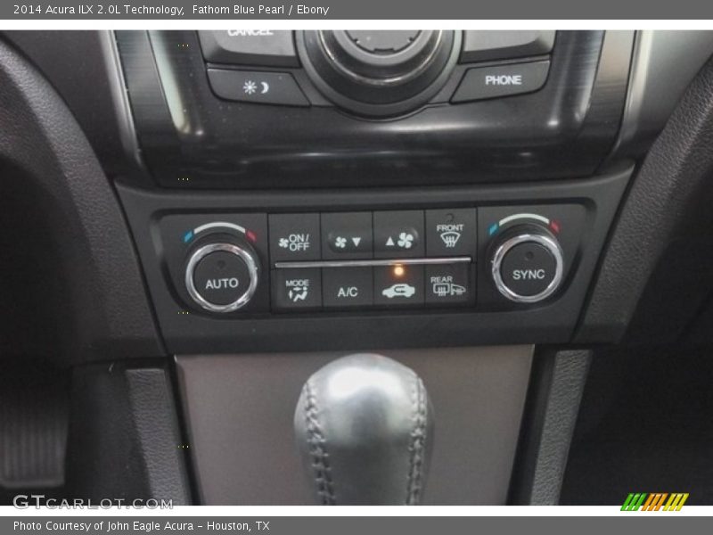 Fathom Blue Pearl / Ebony 2014 Acura ILX 2.0L Technology