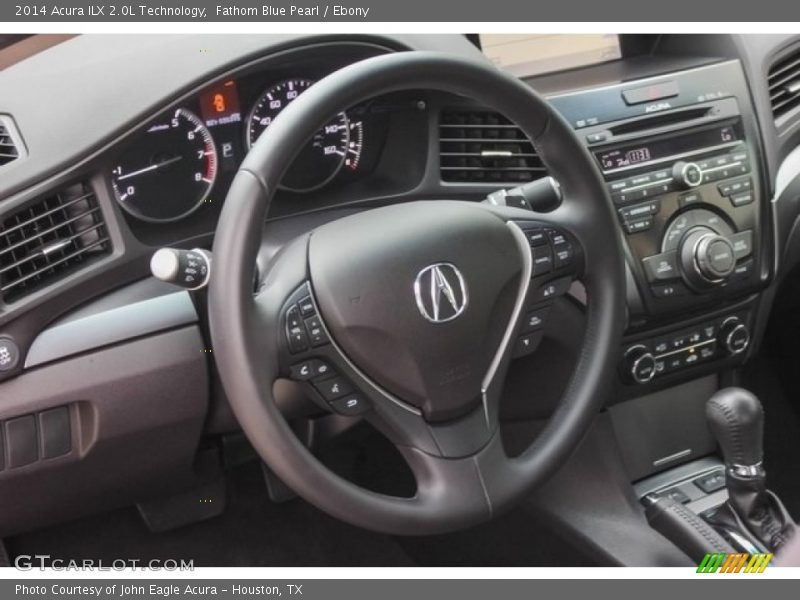 Fathom Blue Pearl / Ebony 2014 Acura ILX 2.0L Technology