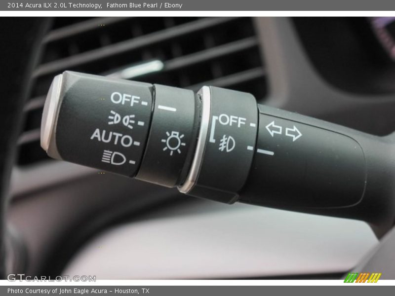 Fathom Blue Pearl / Ebony 2014 Acura ILX 2.0L Technology
