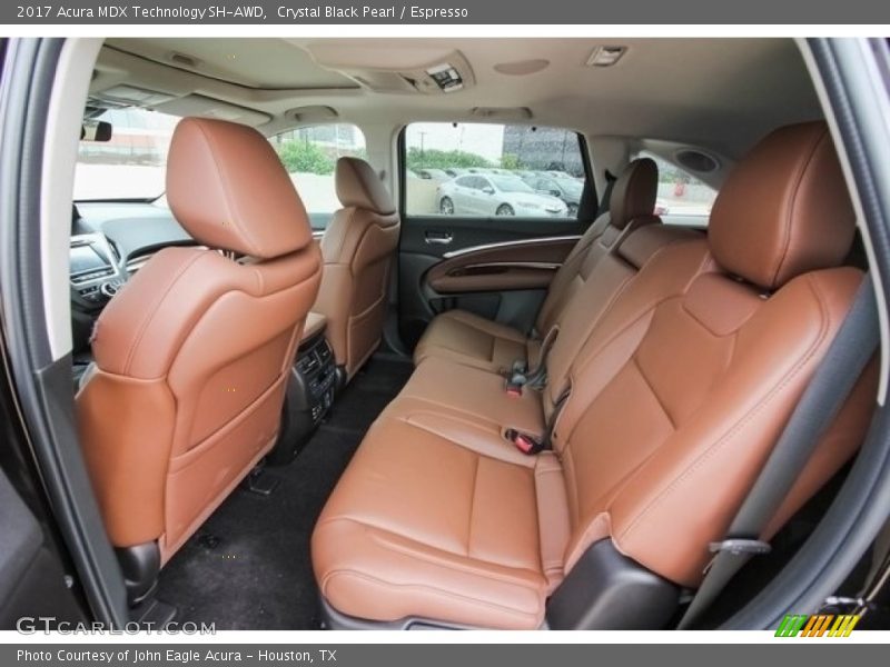Crystal Black Pearl / Espresso 2017 Acura MDX Technology SH-AWD