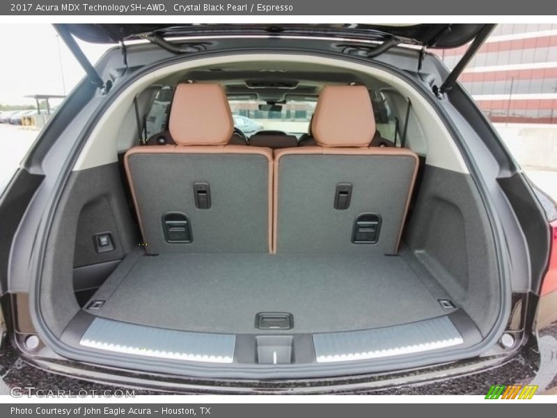 Crystal Black Pearl / Espresso 2017 Acura MDX Technology SH-AWD