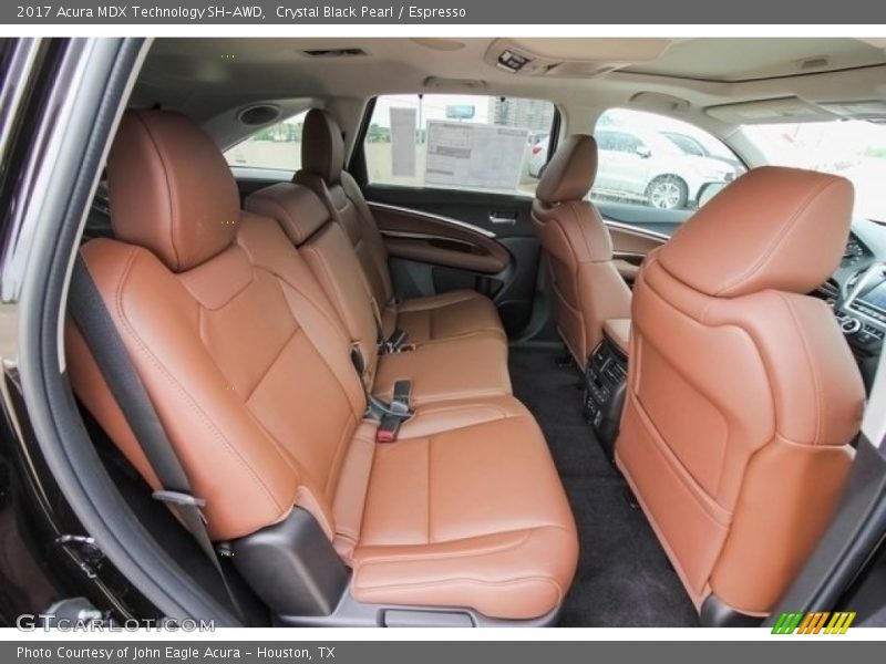 Crystal Black Pearl / Espresso 2017 Acura MDX Technology SH-AWD