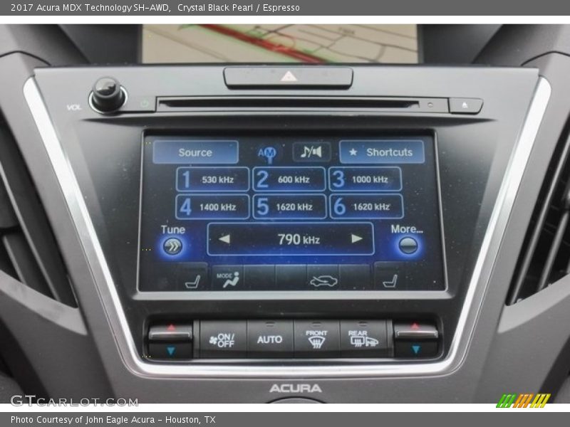 Crystal Black Pearl / Espresso 2017 Acura MDX Technology SH-AWD