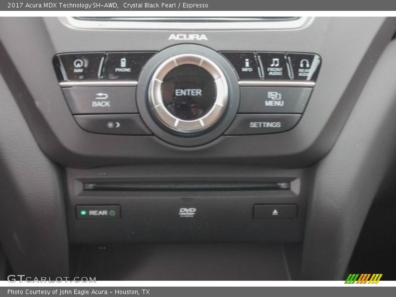 Crystal Black Pearl / Espresso 2017 Acura MDX Technology SH-AWD