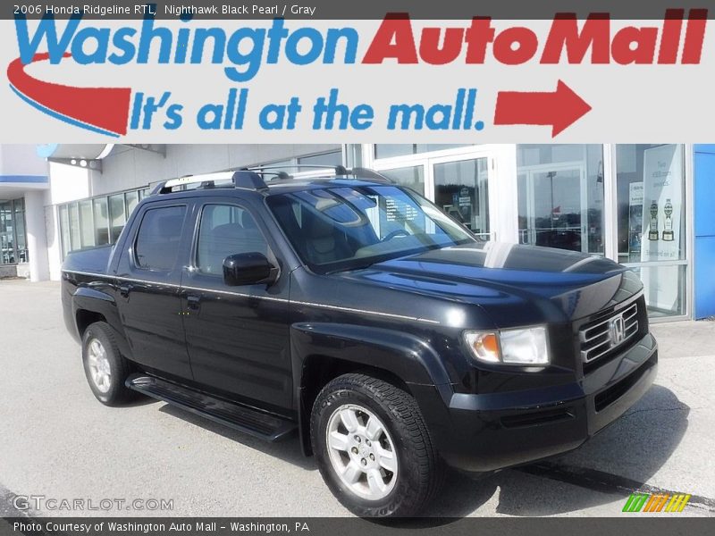 Nighthawk Black Pearl / Gray 2006 Honda Ridgeline RTL