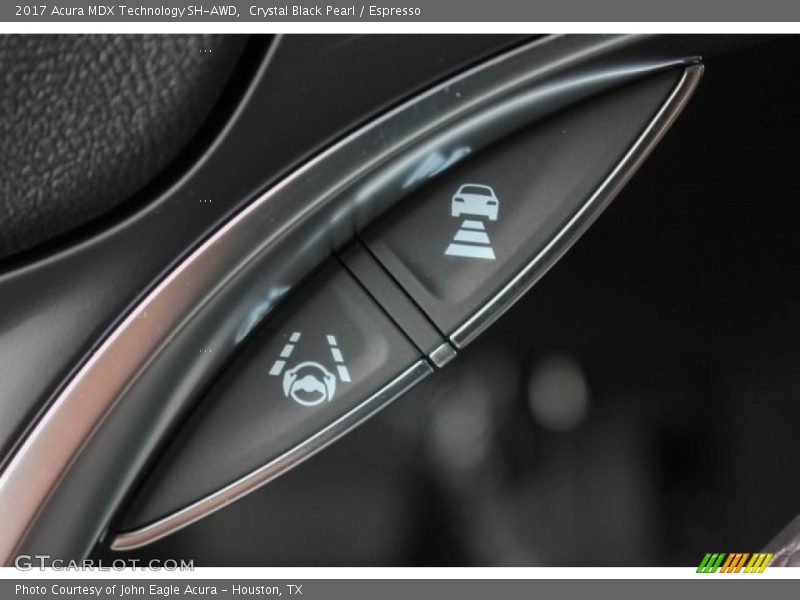 Crystal Black Pearl / Espresso 2017 Acura MDX Technology SH-AWD